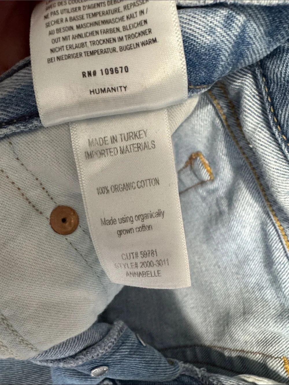 Citizens Of Humanity Annabelle Long Light Blue Distressed Denim Cutoff Shorts